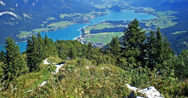 Einer der schönsten Aussichtsberge im Salzkammergut ruft! Hotel Gasthof zur Post Ausflug Zwölferhorn